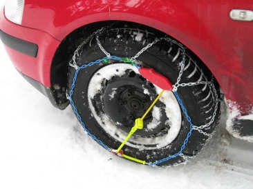 Tipos de cadenas para nieve y cómo colocarlas